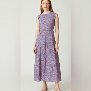 Banjanan Pink and Green Maxi Dress